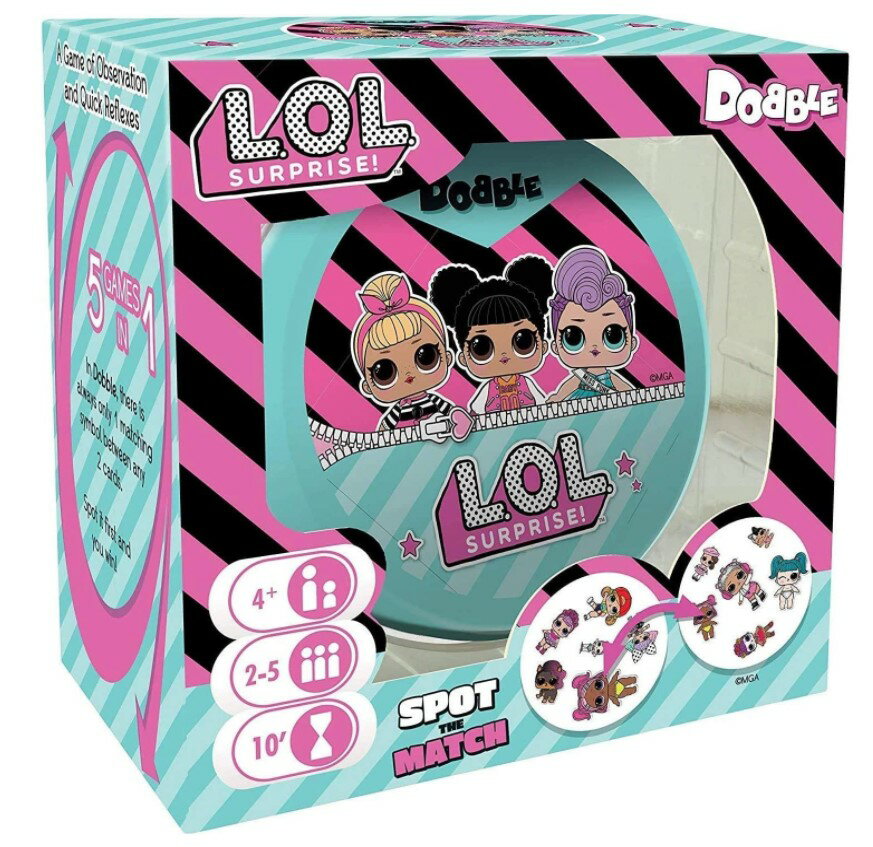 ドブル L.O.L. サプライズ Dobble LOL Surprise カードゲーム ボードゲーム 英語 輸入版【新品】のサムネイル
