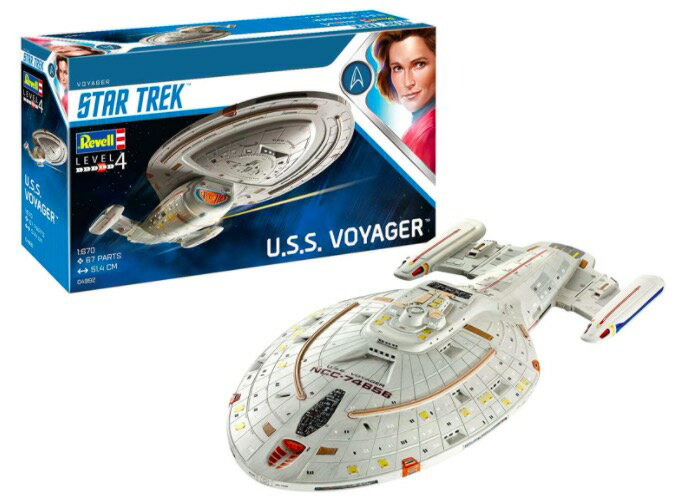 ドイツレベル スタートレック:ヴォイジャー NCC-74656 U.S.Sヴォイジャー 1/670ス ...