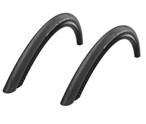 SCHWALBE (シュワルベ) 2本セット SCHWALBE ONE ADDIX シュワルベワン クリンチャー 700c (700×28c, ブラック) 輸入品【新品】