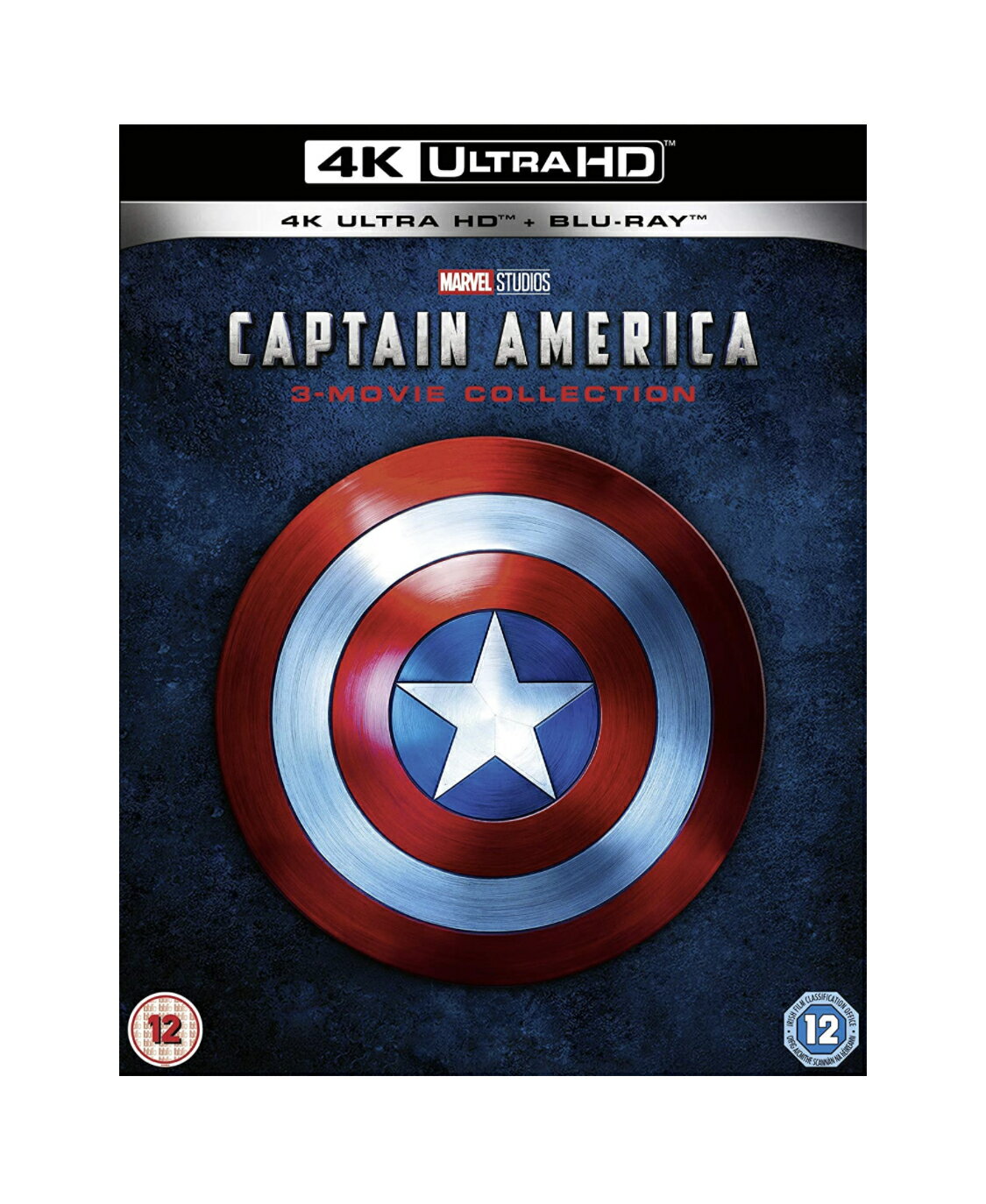 キャプテン・アメリカ 4K トリロジーBOX ※4K UHDのみ日本語有り Captain America Trilogy 輸入版 [4K UHD] + [Blu-ray] [リージョンALL]【新品】のサムネイル