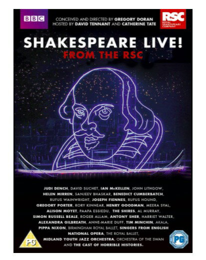 Shakespeare Live BBC RSC シェイクスピア ライブ ※英語のみ 輸入版 DVD PAL 再生環境をご確認ください【新品】