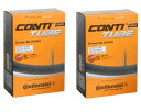 Continental(コンチネンタル) 2本セット Cross 28 700×32/47c チューブ 仏式バルブ 32-622/47-622 クロス28 (バルブ長42mm) (輸入版)【新品】