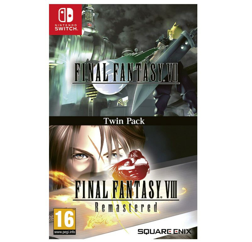 Final Fantasy VII & VIII Remastered Twin Pack -ファイナルファンタジーVII &VIII リマスタード (輸入版 - UK) - Switch パッケージ版