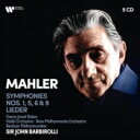 ジョン・バルビローリ / Mahler: Symphonies Nos. 1, 5, 6 & 9/Lieder 輸入盤 