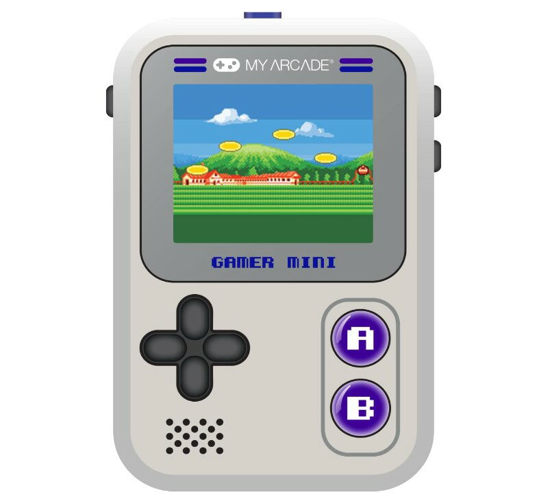 My Arcade Gamer Mini Classic-Purple ミニチュアハンドヘルドゲーム 160ゲームパック 1.8インチカラーディスプレイ (DGUN-3924) Sサイズ (輸入版)