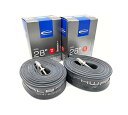 SCHWALBE(シュワルベ) 2本セット 700×28/45Cチューブ 仏式 40mmバルブ 17SV 輸入品【新品】