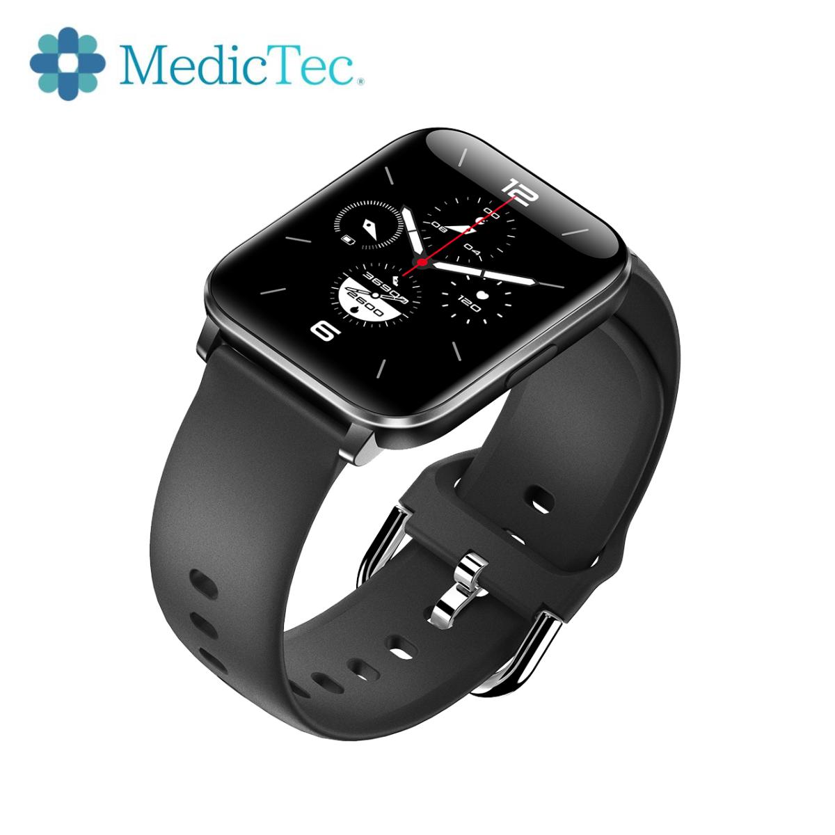 MedicTec PRO ǥåƥå ޡȥåץ ̮ ¡η򹯤ƻ 1.69 IP68ɿɿ 磻쥹б iPhoneإ륹Ϣư ɥб ǽAI Watch