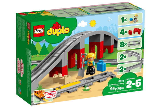 レゴ デュプロ 10872 あそびが広がる！鉄道橋とレールセットのサムネイル