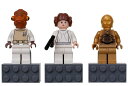 レゴ マグネット 852843 SW Magnet Set - C-3PO, Princess Leia, Admiral Ackbar