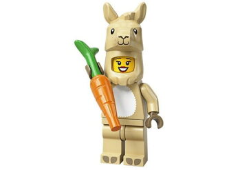 レゴ 71027 レゴミニフィギュア シリーズ20 ラマガール(Llama Costume Girl-7) - ミニフィグ (1z586)