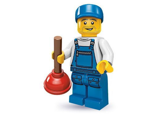 レゴ 71000 ミニフィギュア シリーズ9 配管工 （Plumber-16） - ミニフィグ (1z237)
