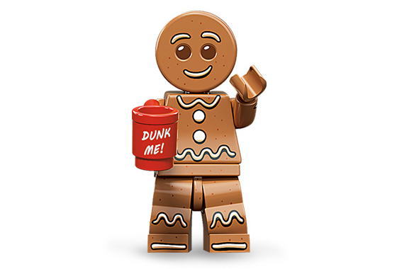 レゴ 71002 ミニフィギュア シリーズ11 ジンジャーブレッドマン (Gingerbread Man-6) - ミニフィグ (1z271)