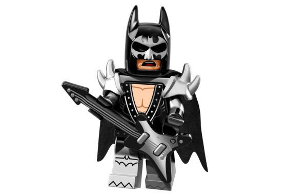 レゴ 71017 ミニフィギュア バットマンムービー グラム・メタル・バットマン(Glam Metal Batman-2) - ミニフィグ (1z450)