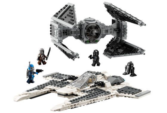 レゴ スターウォーズ 75348 マンダロリアンファングファイター vs. TIEインターセプター