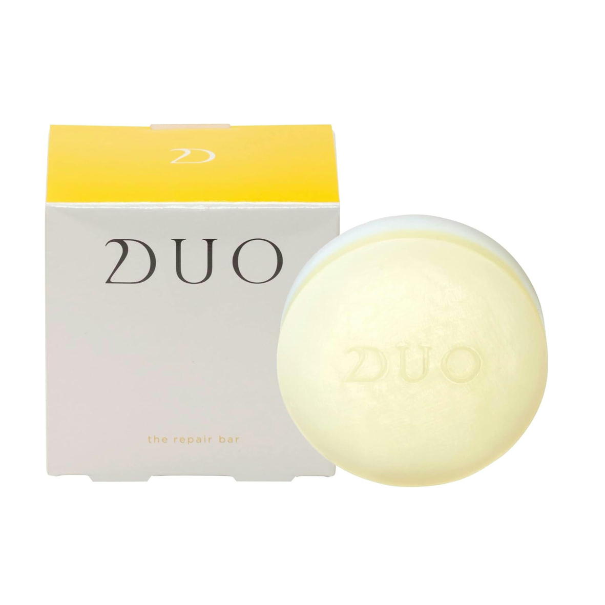 DUO 洗顔石鹸 ザ リペアバー ネット付 70g 【4589659141686】枠練り洗顔石鹸【アウトレット品】 せっけん 洗顔料 毛穴ケア 角質ケア 毛穴汚れ ピーリング つるつる 毛穴レス うるおい はちみつ 定価2200円 DUO/デュオ ザ リペアバー 洗顔石鹸 70g 新品