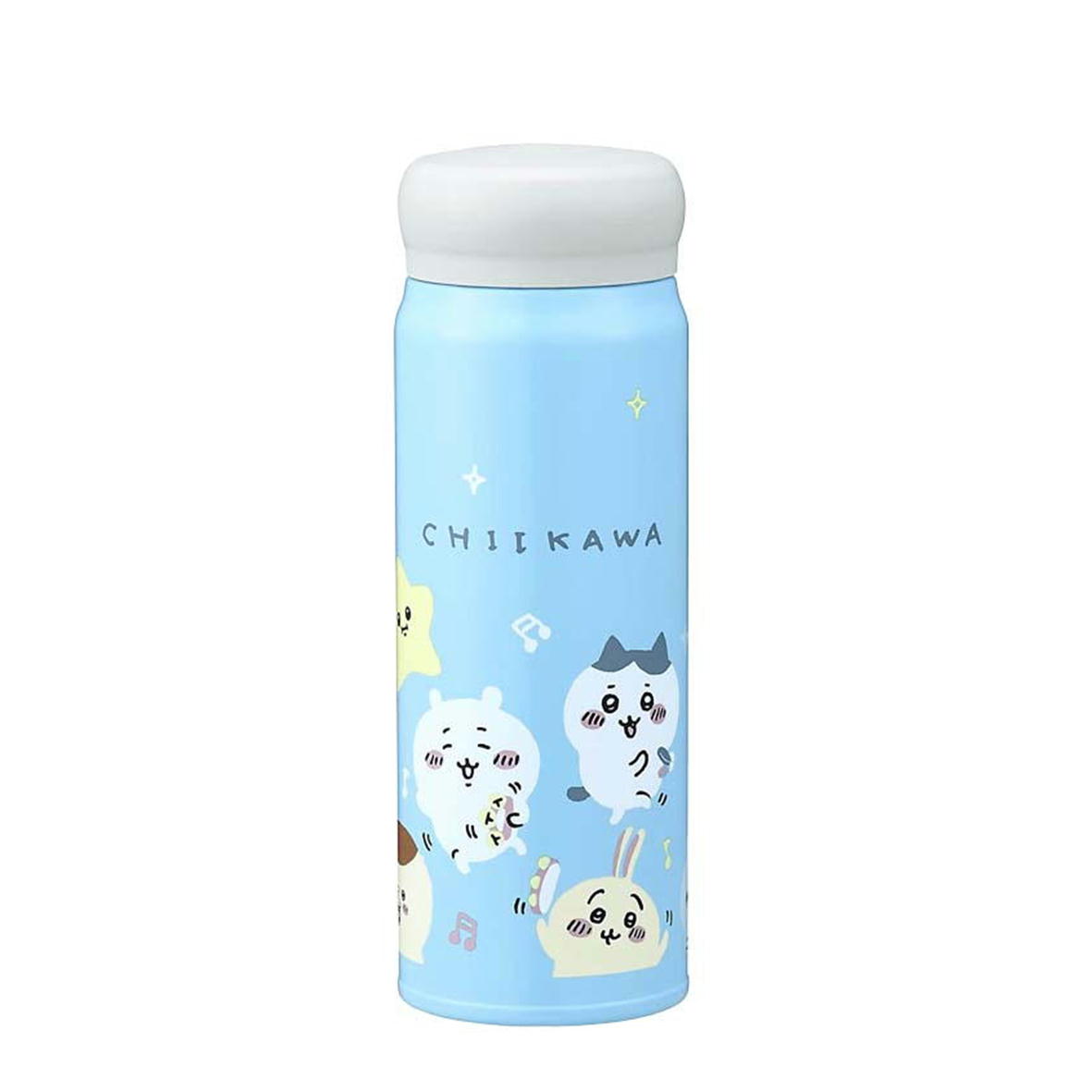ちいかわ ステンレスボトル 480ml ダイレクトステンレスボトル 【4970825136900 550】ダイレクトボトル 水筒 ステンレス水筒 ちいかわ水筒 保温保冷 直飲み水筒 直飲 持ち歩きやすい軽量タイプです SBR-480Bのサムネイル