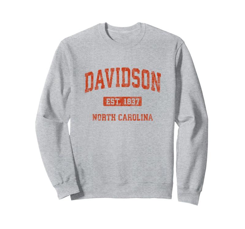 Davidson ノースカロライナ ビンテージ アスレチック スポーツデザイン トレーナー