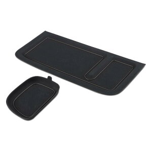 トヨタ・シエンタ 10系(3代目)MXPL1#G/MXP10G型(2022-)専用 インテリアラバーマット ノンスリップマット 収納ボックス 助手席トレイ トレイ シリコーン 内装 ブラック