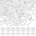 約150個 クリア ラインストーン キュービックジルコニア 5mm ダイヤモンド キラキラ ストーン 装飾用 デコパーツ イヤリング ブレスレット ペンダント ジュエリー DIYクラフト ハン