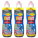 【まとめ買い】ピクス 排水口・パイプクリーナー 濃縮 超粘度ジェルタイプ 400g×3本セット
