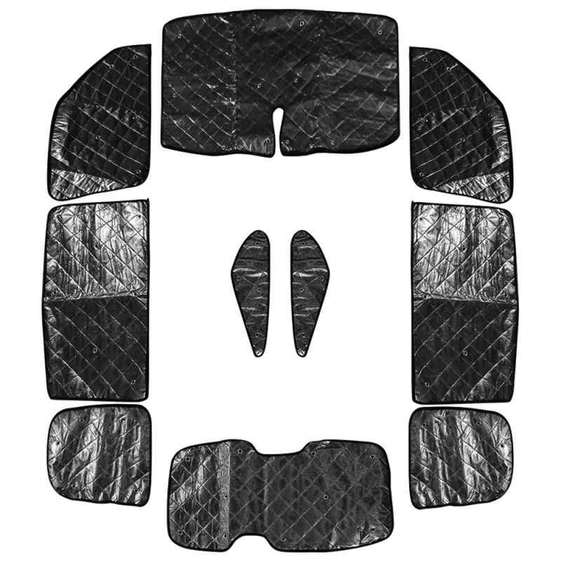 AUTO-MP セレナ C27 車中泊 盗難防止 仮眠 アウトドア キャンプ キャンピング ハイウェイスタータイプ 5層構造 全窓用セット ブラックメッシュ 車種専用設計