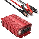 インバーター シガーソケット コンセント 500W DC12VをAC100Vに変換 USB2ポート搭載 車載用インバーター 12V専用 A-MRI5010BU-RD