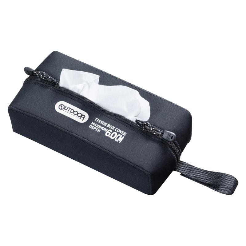 OR PRODU (アウトドアプロダクツ) 車内用品 ティシュカバー ストラップ付き OD47 ウエットスーツ素材 ..