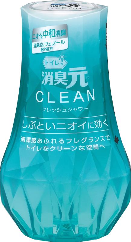 消臭元 トイレの CLEAN(クリーン) フレッシュシャワー しぶといニオイに効く 消臭ポリフェノール配合処..