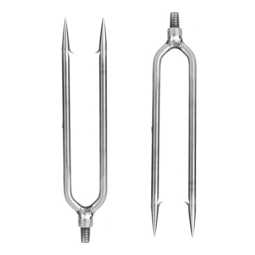 2枚入 銛 8mmネジ式二又銛先ーフラットタイプ 銛先 長さ17cm ステンレス鋼 魚 スピアフィッシング ポータブル コンパクトで耐久性があり ダイビングスピアヘッド 保護ケース付き 釣 2枚入 銛 8mmネジ式二又銛先ーフラットタイプ 銛先 長さ17cm ステンレス鋼 魚 スピアフィッシング ポータブル コンパクトで耐久性があり ダイビングスピアヘッド 保護ケース付き 釣
