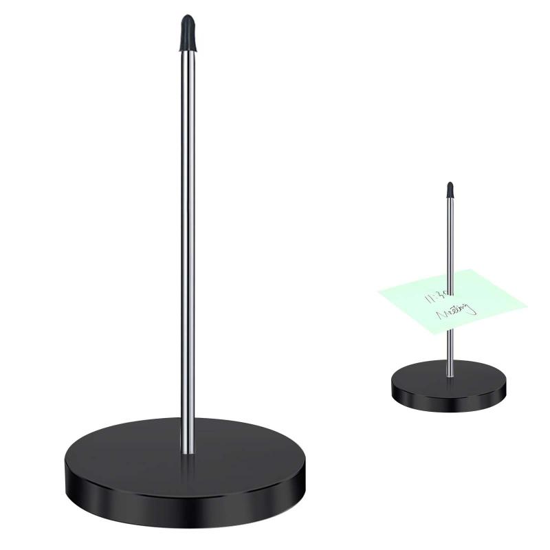 Rakuten - 状差し 伝票差し ペーパー差し パンチ状差し レシートホルダー紙メモホルダー用 （1個入 黒）領収書 紙 注文 切手 整理 耐久性 卓上 レストラン オフィス ホテル 受付カウンター用