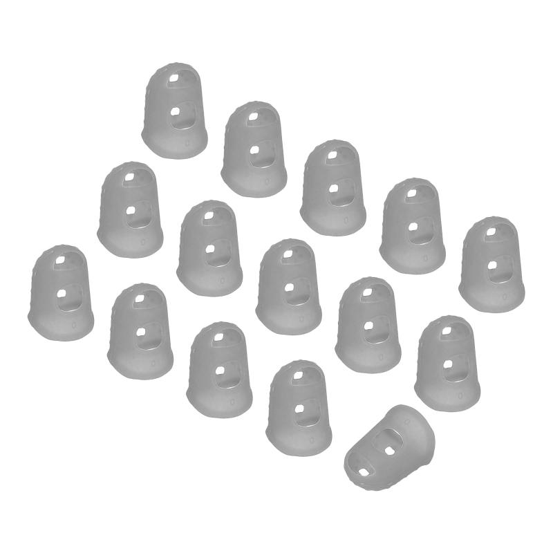 Silicone Finger Cots, Perforated, Breathable, Lightweight, Reusable, Fingertip Protection, Prevents Fingertip Abrasion, Suitable for Turning Pages, Office Work, and Stringed Instruments