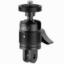 バイク・自転車 ハンドルマウント アルミ製 カメラホルダー 直径8mm-35mm 360°角度調整可能 /Fusion Session/DJI Osmo/ //XiaoYi/Sonyほぼ全てのカメラ機種に対応