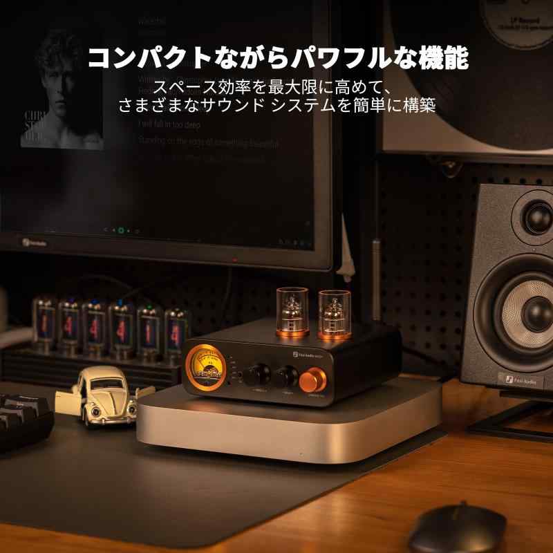 331 真空管インテグレーテッドアンプ DAC付き iFiブックシェルフスピーカー/3.5mmヘッドフォン用 2チャンネル 2ch ホームオーディオステレオパワーアンプ Bluetooth/USB/OPT/COAX/入力 ビ miraiyuki-10196491 MIRAIYUKI サンプル画像3