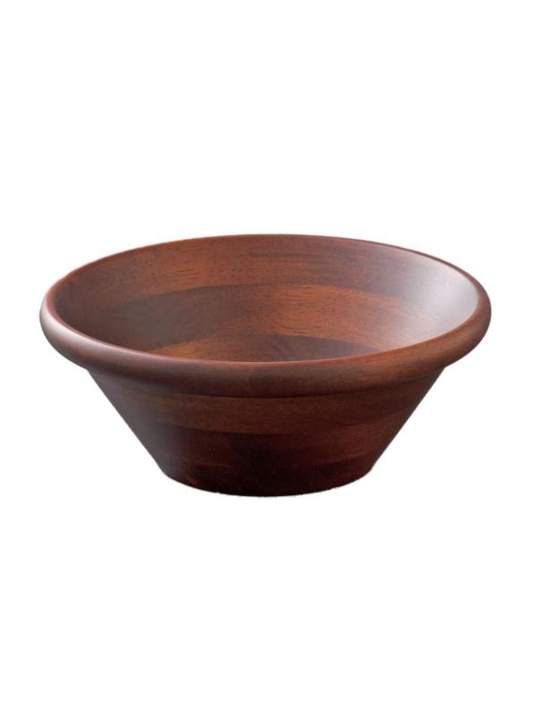 スワンソン商事 サラダボール SB型 ブラウン SB-200B ラバーウッド L