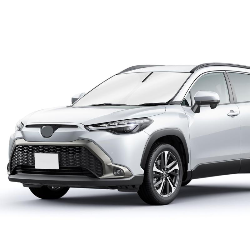 トヨタ カローラクロス フロント Corolla cross サンライン サンセット サンフィア フロントガラス シェードカーテン マルチ 遮光 シェード 日よ