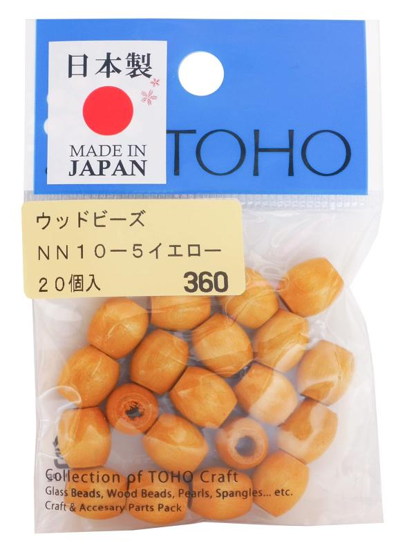 TOO ウッドビーズ 約8×10mm
