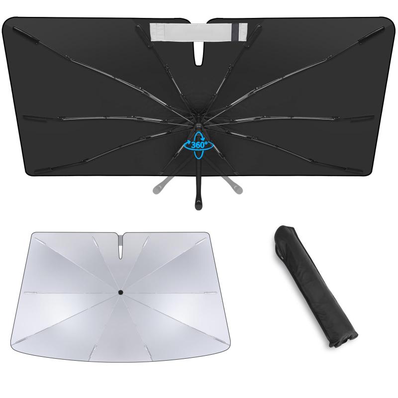 トヨタ との互換性あり カローラ クロス 10系 傘型 専用フロント 10本骨 ガラス繊維 360°回転可能 傘柄..