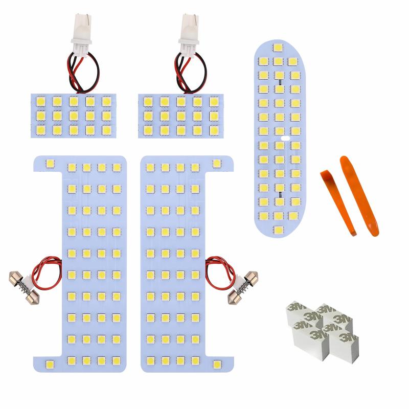 トヨタ ヴォクシー80 ノア80系 LED ルームランプ ホワイト 爆光 エスクァイア ZWR80 ZRR80 前期 後期 専用設計 取付簡単 室内灯 カスタムパーツ LED バルブ 内装パーツ 5点セット