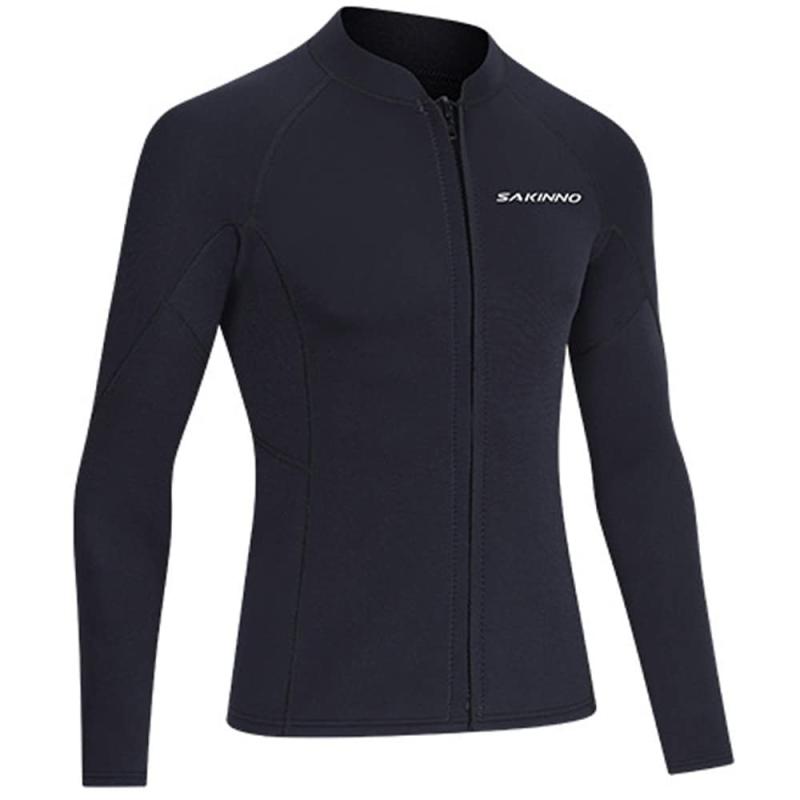 サーフスーツ ウェットスーツ 3mm 男女 水着 上着 サウナスーツ 保温通気 防寒防風 水陸両用 紫外線対..