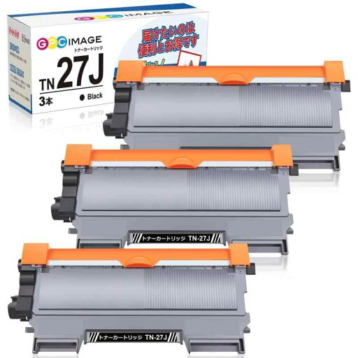 互換トナーカートリッジ 27J 3本セット TN-27J 大容量タイプ ブラザー (Brother)用 TN27J 互換トナー 印刷枚数:約3000枚 HL-2240D HL-2270DW D-7060D D-7065DF-7460DN FAX-786 互換トナーカートリッジ 27J 3本セット TN-27J 大容量タイプ ブラザー (Brother)用 TN27J 互換トナー 印刷枚数:約3000枚 HL-2240D HL-2270DW D-7060D D-7065DF-7460DN FAX-786