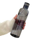 日常使いに適した安全樹脂製 水筒 500ml 750ML 水筒 ボトル クリアボトル 水筒 直飲み透明 プラスチックボトル 水筒 オシャレ 軽量 memobottle水筒 ボトル 飲んだ量がわかる水筒 ランニン