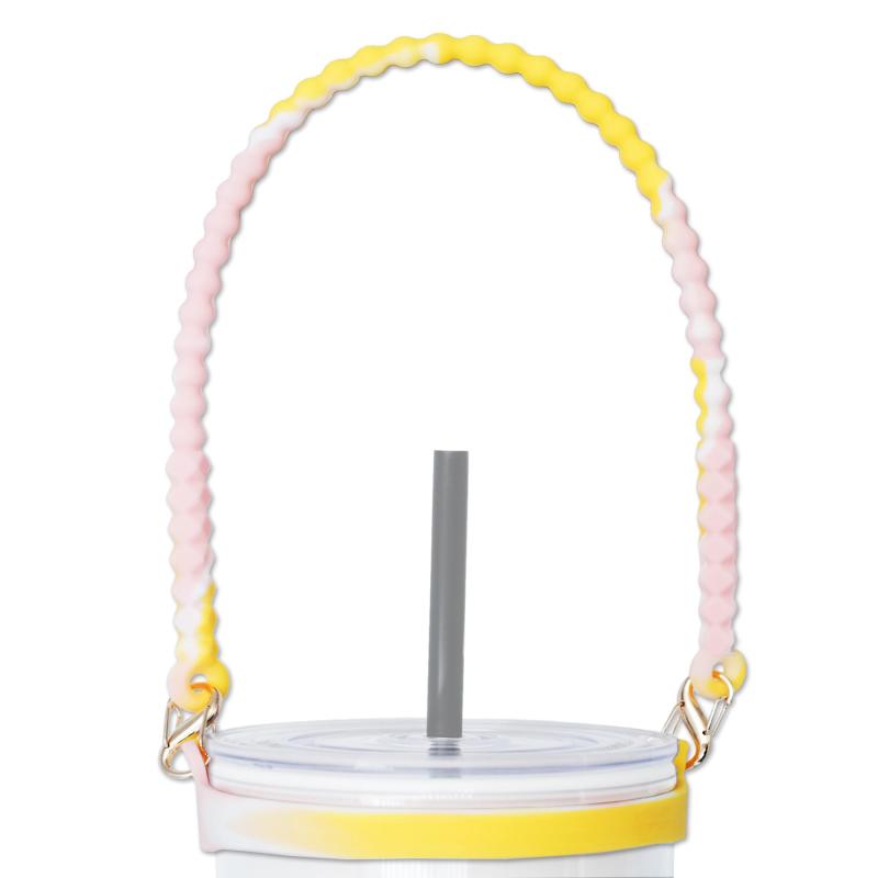 （ジベラー）ウォーターボトルストラップ、ビーズ型 ウォーターボトル スリング、柔らかく耐久性のある..