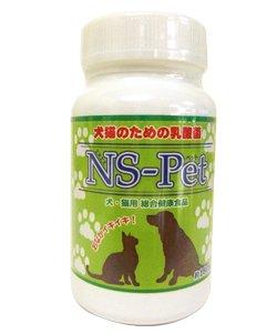 犬猫のための乳酸菌NS-Pet(約180粒)商品サイズ (幅×奥行×高さ) :4.9×4.9×9原産国:日本内容量:63g(約350mg×約180粒)