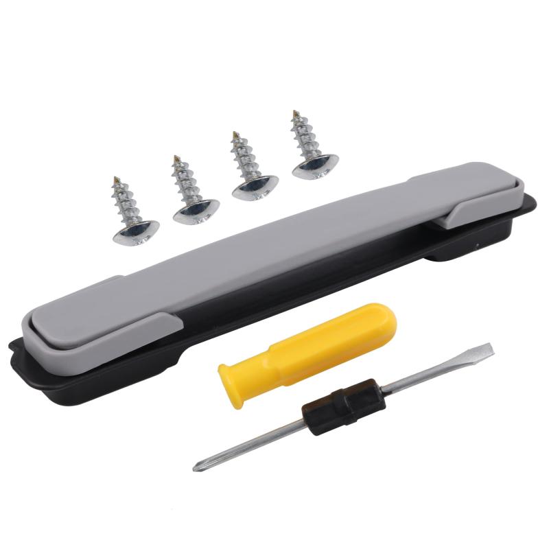 スーツケースハンドル 取っ手 グリップ キャリーバッグ 交換 修理 22cm グレー&amp;ブラック B112