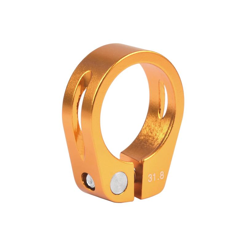 自転車 軽量 アルミ合金製 坐管クリップ マウンテンバイク シートポストクランプ クイックリリース