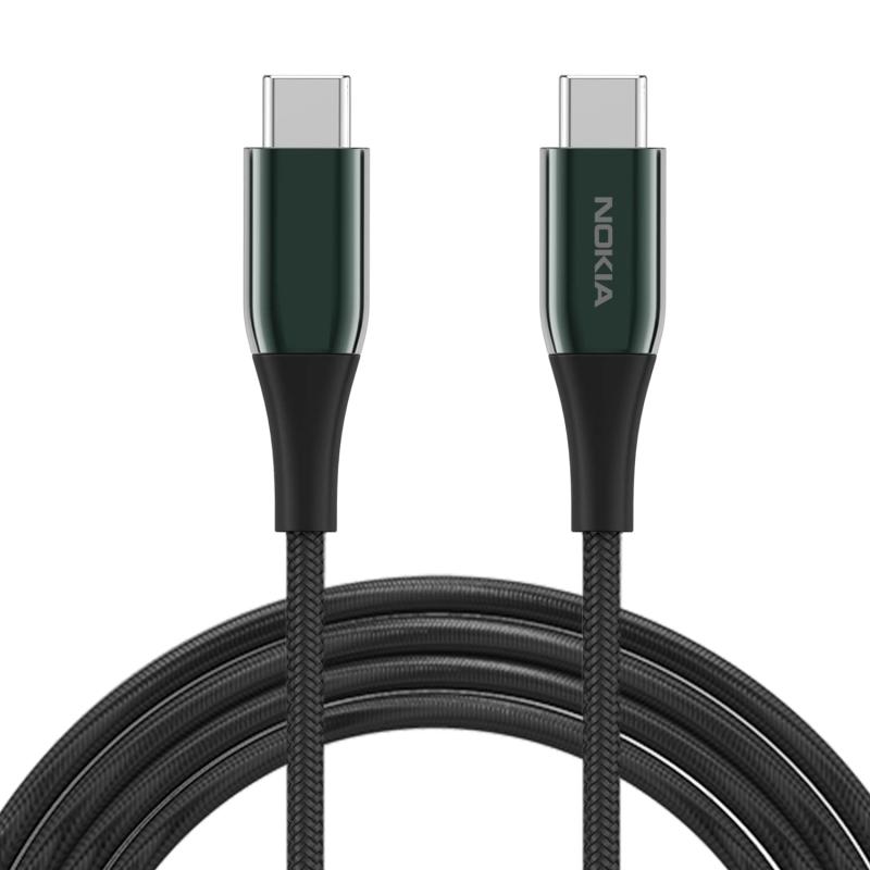 ノキア() USB-C ケーブル 高速データ転送 Galaxy/Xperia/LG/AQUOS/MacBookなどのUSB-C端末対応 2m