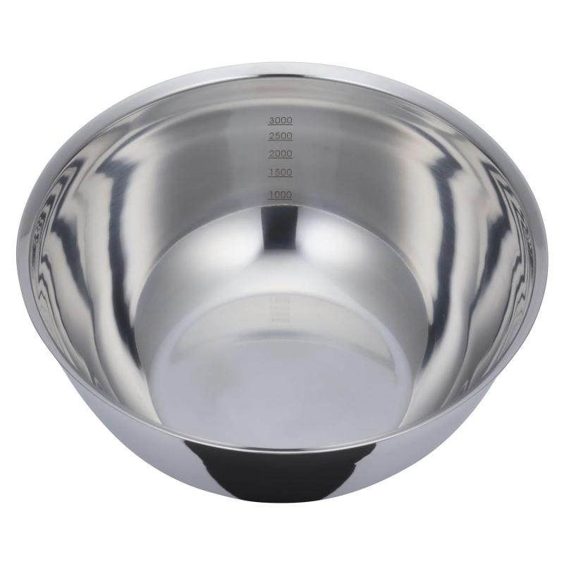 ステンレス深型ボール 目盛付き DISWARE_BOWL