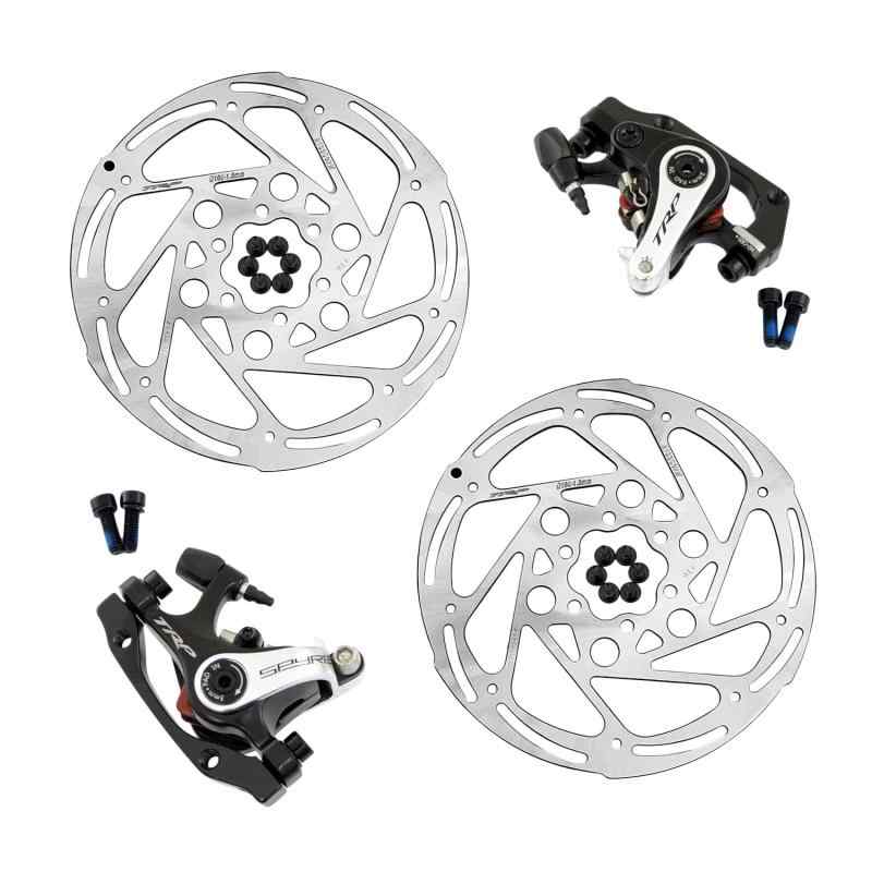 SPYRE Road Alloy Mechancial Disc Brake Set 160mm Rotor, Front and Rear, M1710