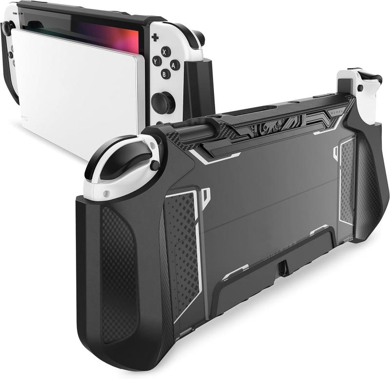 Mumba ntendo Switch OLED 2021用 ケース 有機ELモデル TPUグリップ 保護カバー ドッキング可能 アクセサリー ntendo Switch OLEDとJoy-Con コントローラー対応 [Blade シリーズ] miraiyuki-10250051 MIRAIYUKI サンプル画像2