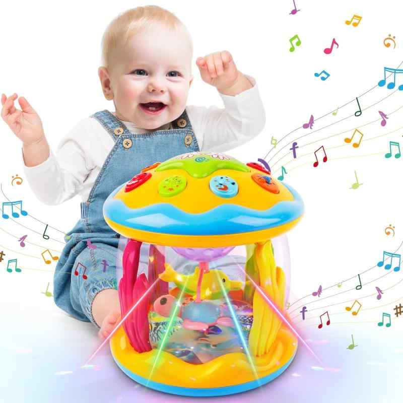 知育玩具 男の子 女の子 子供 玩具 ドラム ハイハイ おもちゃ 動く 子供 誕生日 プ...
